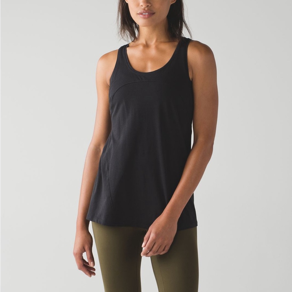 Lululemon black racerback tank